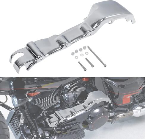 TCMT chrome inner inner covers trim fit for Harley Touring Electra Glide Road Road Road Glide Glide Glide Freewheeler Ultra Limited 2017-2025 in Kuwait