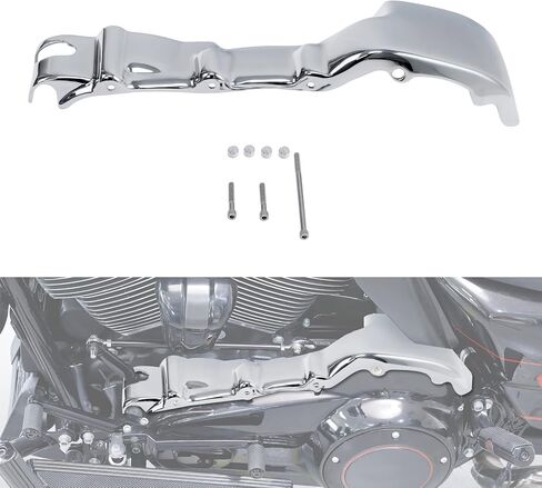 TCMT chrome inner inner covers trim fit for Harley Touring Electra Glide Road Road Road Glide Glide Glide Freewheeler Ultra Limited 2017-2025 in Kuwait