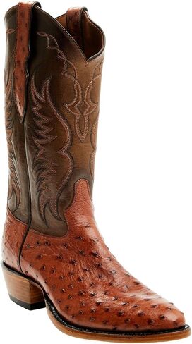 Tony Lama Men's Kenway النعمة الغريبة النعمة الغربية الجولة جولة Tee - SG1017 9 D (M) US Cognac in Saudi Arabia
