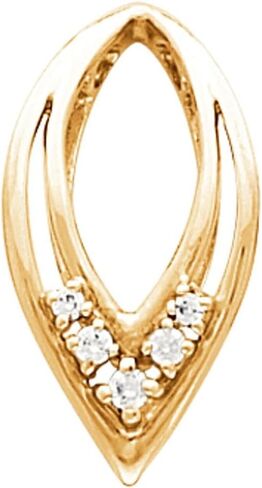 18k Palladium White Gold (No Nickel) Graduated Round Shape Pendant Enhancer Fine Jewelry for Women Gifts for Her (Mounting Only, Not All Stones Included) in Saudi Arabia