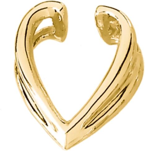 14K الذهب الأبيض قلادة محسن المجوهرات الراقية للنساء هدايا لها (17x16mm ، متزايدة فقط ، وليس كل الحجارة) in Saudi Arabia