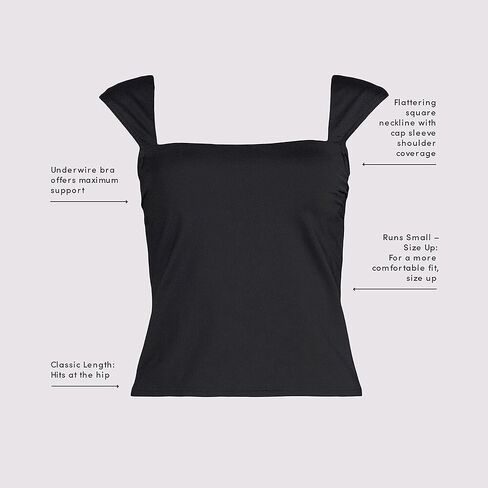 الأراضي 'نهاية النسائية مربعة الرقبة تحت الأسلاك مربع الخلفية الظهر tankini swimsuit in Saudi Arabia