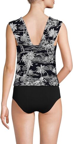 الأراضي 'نهاية النسائية مربعة الرقبة تحت الأسلاك مربع الخلفية الظهر tankini swimsuit in Saudi Arabia