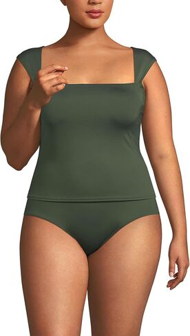 الأراضي 'نهاية النسائية مربعة الرقبة تحت الأسلاك مربع الخلفية الظهر tankini swimsuit in Saudi Arabia