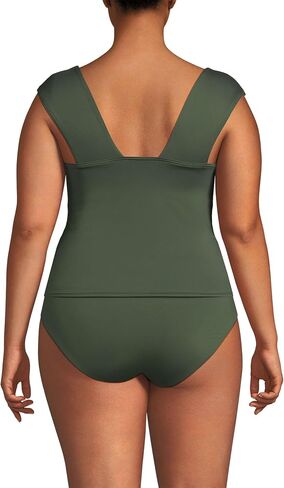 الأراضي 'نهاية النسائية مربعة الرقبة تحت الأسلاك مربع الخلفية الظهر tankini swimsuit in Saudi Arabia