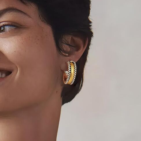 Gold Hammered Square Earrings for Women Geometric Stud Earrings Vintage Statement Earrings in Kuwait