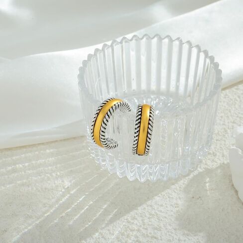 Gold Hammered Square Earrings for Women Geometric Stud Earrings Vintage Statement Earrings in Kuwait