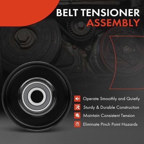 A-Premium Belt Idler Idler Pulley متوافقة مع Jeep Grand Cherokee ، Grand Wagoneer & Dodge Ram 1500/2500/3500 Van ، Durango ، Dakota ، Viper ، B150/B250/B350 ، B1500/B2500/B3500 ، D150/D250/D350 ، in Kuwait