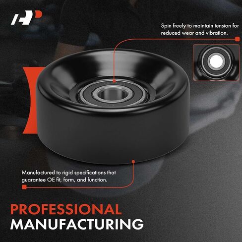 A-Premium Belt Idler Idler Pulley متوافقة مع Jeep Grand Cherokee ، Grand Wagoneer & Dodge Ram 1500/2500/3500 Van ، Durango ، Dakota ، Viper ، B150/B250/B350 ، B1500/B2500/B3500 ، D150/D250/D350 ، in Kuwait