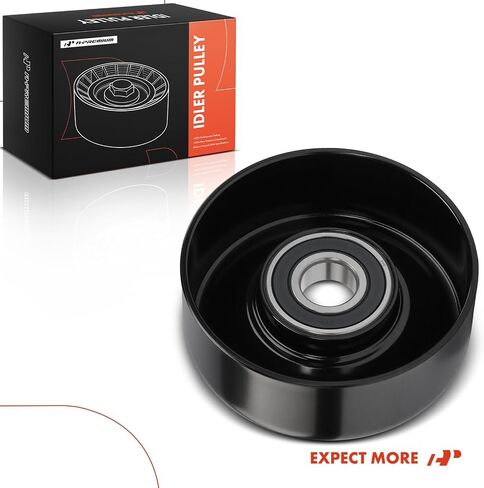 A-Premium Belt Idler Idler Pulley متوافقة مع Jeep Grand Cherokee ، Grand Wagoneer & Dodge Ram 1500/2500/3500 Van ، Durango ، Dakota ، Viper ، B150/B250/B350 ، B1500/B2500/B3500 ، D150/D250/D350 ، in Kuwait