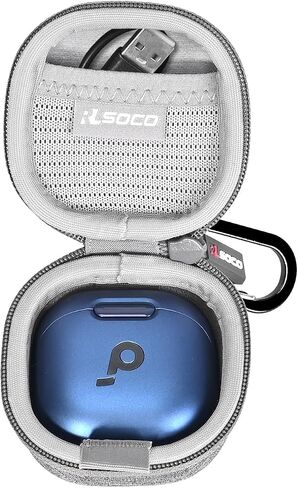 RLSOCO Hard Case for Anker Soundcore Liberty 4 NC Wireless Earbuds - Black (Case Only) in Saudi Arabia