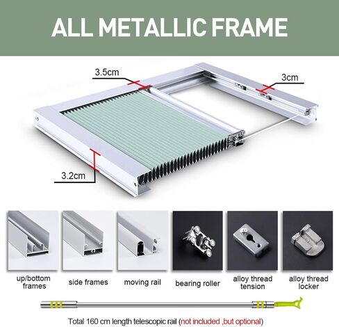 ZSHINE Manual Pattern Cellular Shades Cordless Honeycomb Blinds Full Blackout Fabric Window Shades for Skylight (White 93021A) in Kuwait