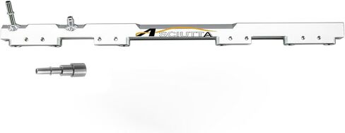1Pcs Billet Aluminum Fuel Rail Compatible with 1997-2001 Jeep Wrangler/TJ/Cherokee & 1995-2004 Jeep Grand Cherokee 4.0L L6 Gas 96 97 98 99 00 01 02 03 04 (Silver) in Saudi Arabia