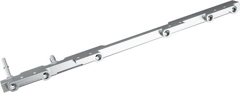 1Pcs Billet Aluminum Fuel Rail Compatible with 1997-2001 Jeep Wrangler/TJ/Cherokee & 1995-2004 Jeep Grand Cherokee 4.0L L6 Gas 96 97 98 99 00 01 02 03 04 (Silver) in Saudi Arabia