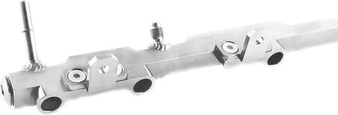 1Pcs Billet Aluminum Fuel Rail Compatible with 1997-2001 Jeep Wrangler/TJ/Cherokee & 1995-2004 Jeep Grand Cherokee 4.0L L6 Gas 96 97 98 99 00 01 02 03 04 (Silver) in Saudi Arabia