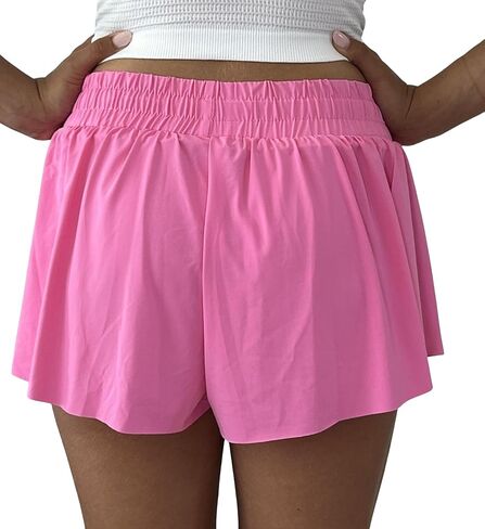 Fly Away Shorts Juniors with Spandex Liner for Cheer Athletic Gym Teens Casual Clothes Butterfly in Saudi Arabia