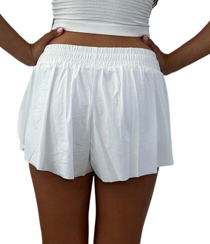 Fly Away Shorts Juniors with Spandex Liner for Cheer Athletic Gym Teens Casual Clothes Butterfly in Saudi Arabia