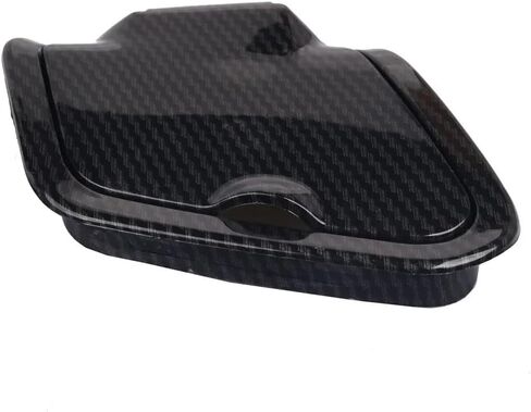 Tool Box Storage Cover Lid ABS Side Pocket Guard Cover Charger Waterproof Cap Compatible with Yamaha NMAX125 NMAX155 NMAX 125 155 V1 V2 N-MAX 2020 2021 2022 2023 in Kuwait