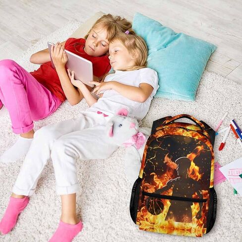 Sport Backpack for Kids Boys - Soccer Player Backpacks for School Travel - 17 Inch Large Capacity Durable Bookbag for Kindergarten Primary Middle College in Saudi Arabia