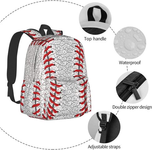 Skull Backpack School Bag Lightweight Bookbag Laptop Travel Daypack For Kids Girls Boys Teens in Saudi Arabia