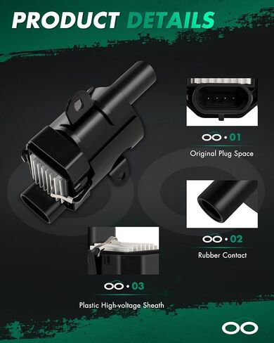 مجموعة ملفات الإشعال الجديدة 100% من SCITOO 8 قطع متوافقة مع سيارات Buick/Cadillac/Chevy/GMC/Hummer/Isuzu/Workhorse 1999-2007 مناسبة لـ OE: UF262 C1251 in Saudi Arabia