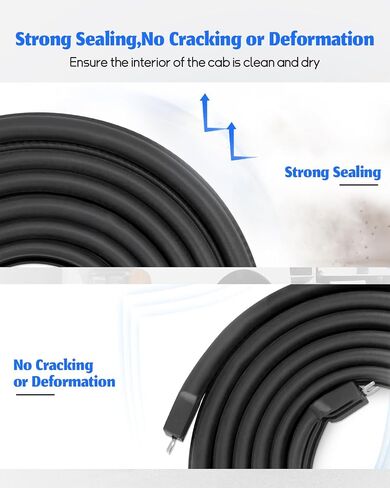 ختم باب السيارة K207-482 مناسب لـ Kenworth T600 T800 W900 ، تصميم مشبك Seal Door Door Weatherstrip في كلا الطرفين in Saudi Arabia