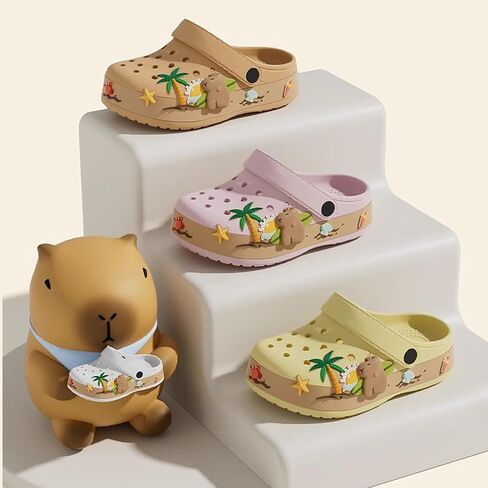 Sunporx Kids Girls Boys Clogs Garden Shoes Toddler/Little Kid Cartoonals Sandals Summer Wightweight Outdoor Beach Pool Shoes in Kuwait