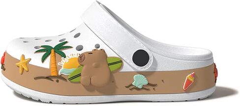 Sunporx Kids Girls Boys Clogs Garden Shoes Toddler/Little Kid Cartoonals Sandals Summer Wightweight Outdoor Beach Pool Shoes in Kuwait