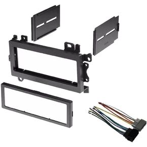 Stereo Dash Install Kit Installation Trim Piece w/Wire Harness for Grand Cherokee 96-98 for Wrangler 97-02 for Cherokee 97-01 for Grand Cherokee 96-98 for Voyager 84-00 CSRDIKITPWWH in Saudi Arabia