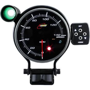 RACETECH Electrical 115MM Tachometer 0-10000RPM White & Amber RED & Blue LED Display with Warning & Peak(W/Outside Shift-Light & Control Box) with OLED Display in Kuwait