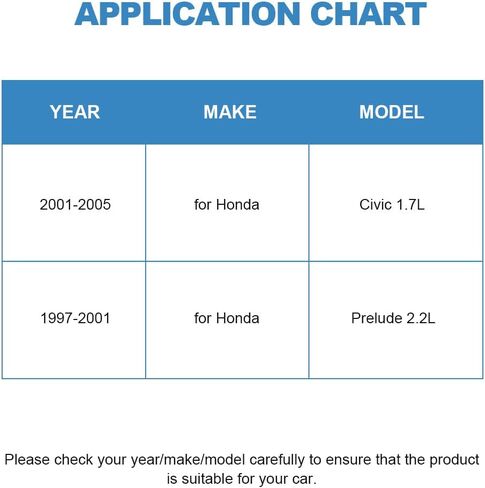 ECCPP A/C Compressor with Clutch 2001-2005 Fit for Honda Civic 1.7L CO 10541AC AC Compressor in Kuwait