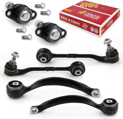 Metrix Premium Chassis Parts-6 PC مجموعة التعليق الواجهة الأمامية يناسب 09-11 BMW 328i Xdrive ، 12-13 328i Xdrive Coupe ، 09-11 335i Xdrive ، 12-13 335i Xdrive Coupe ، K80678 ، RK621945 ، مصنوعة في أوروبا in Kuwait
