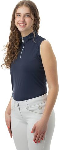 Equinavia Selma Womens Equestrian Sleeveless Sun Shirt | Riding Tank Top with UPF 50 UV Protection and Breathable Mesh in Saudi Arabia