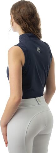 Equinavia Selma Womens Equestrian Sleeveless Sun Shirt | Riding Tank Top with UPF 50 UV Protection and Breathable Mesh in Saudi Arabia