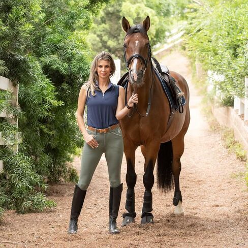 Equinavia Selma Womens Equestrian Sleeveless Sun Shirt | Riding Tank Top with UPF 50 UV Protection and Breathable Mesh in Saudi Arabia