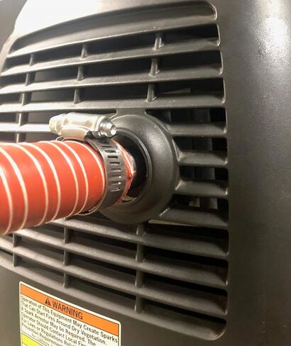 GenExhaust compatible with Honda EU2200i/EU2000i/EU1000i Generator 1" silicone tubing exhaust extension 4 foot length. in Saudi Arabia