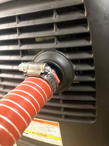 GenExhaust compatible with Honda EU2200i/EU2000i/EU1000i Generator 1" silicone tubing exhaust extension 4 foot length. in Saudi Arabia