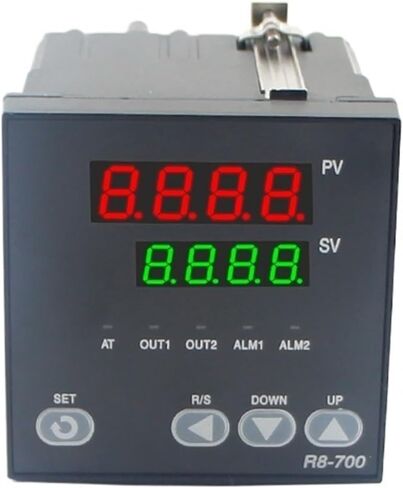 72 * 72mm 800 Degree Input PT100 0-10V 4-20mA PID Output SSR Relay 220V 24V 380V Thermostat 2Alarms Temperature Controller(2Alarm and Double OP,110-220V 0-10V Input) in Saudi Arabia