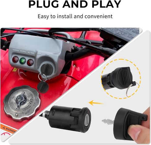 مفتاح مفتاح Ignition M Mati لـ Honda Fourtrax 300 2x4/4x4 TRX300/TRX300FW 1990-2000 35100-HM5-671 in Saudi Arabia