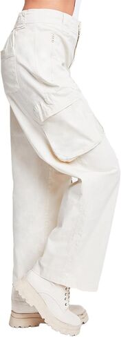 YMI Relaxed Fit Colored Cargo Utility Pant, Charcoal, S in Saudi Arabia