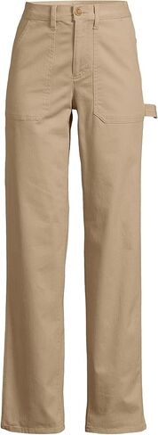 Lands' End Women's Herringbone Chino High Rise Utility Pants in Saudi Arabia