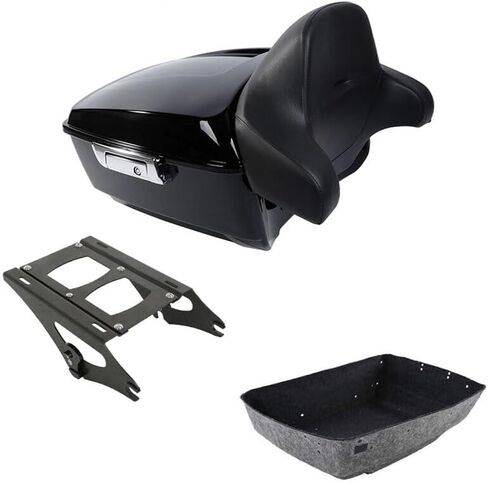 TCMT King Tour Pack Trunk Backrest Mounting Rack Luggage Rack Base Plate Fit For Harley Tour Pak Touring CVO Road King Road Glide Street Glide Electra Glide 2014-2025 in Saudi Arabia