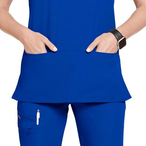Jockey Women's Scrubs Women's True Fit Crossover V-Neck Scrub Top in Saudi Arabia