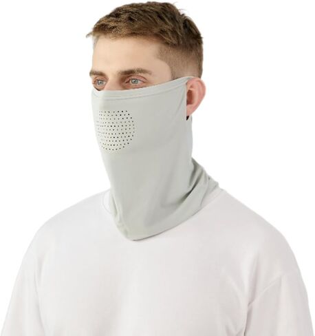 Ice Silk UPF50+ Neck Gaiter – Cooling Sun Protection Face Mask Balaclava Men Women, Summer Cycling, Fishing, Running in Kuwait