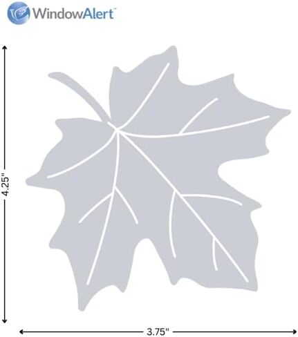 WindowAlert Butterfly Anti-Collision Decal - UV-Reflective Window Decal to Protect Wild Birds from Glass Collisions - Made in The USA in Saudi Arabia