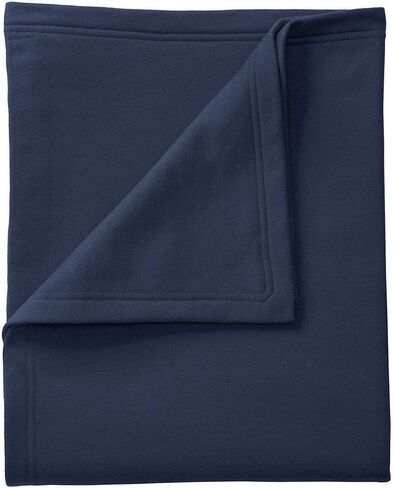 Port & Company BP78 Core Fleece Sweatshirt Blanket, Navy in Saudi Arabia