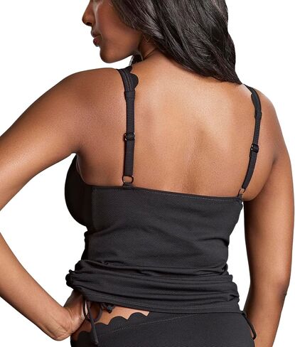 Panache Women's Selena Plunge Tankini Top - ملابس سباحة قابلة للتعديل ، داعمة وأنيقة in Saudi Arabia