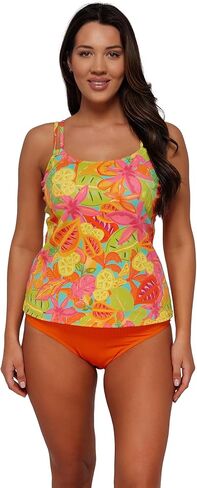 Sunsets Taylor Tankini Women's Swimsuit Top in Ribbed Fabric (Bottom Not Included) in Kuwait