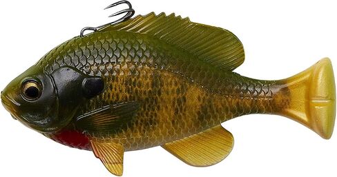3D Pulse Tail Bluegill Line Thru 5 1/2" Crappie (Slow Sink) in Saudi Arabia
