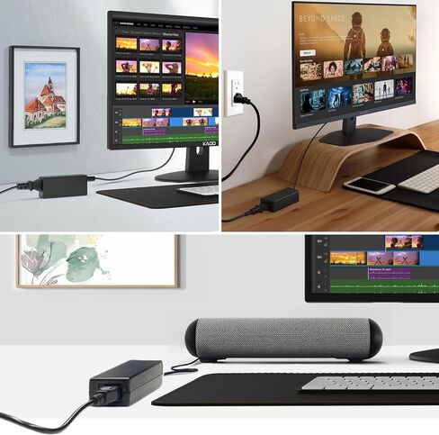 Kado AC Adapter 12V-4A 48W Power Cord Genuine Parts Made for Sceptre Monitor C275B-QWD168 C305B-200UN C305B-200UNT C325B-185RD C325B-FWD240 E248W-19203R E275B-FPN168 E275B-FWD168 E275B-QPN168 in Kuwait